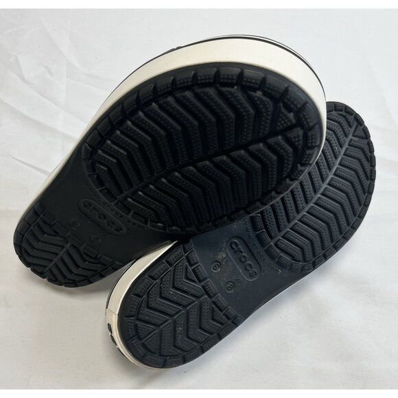 Crocs Platform Slide Sandals Womens Size 8 Black/White Chunky Iconic Comfort 🤍 - Picture 3 of 8